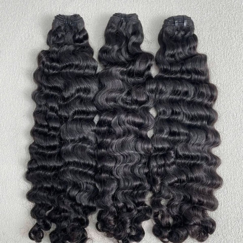 Raw Burmese Loose Curly ( Steamed )