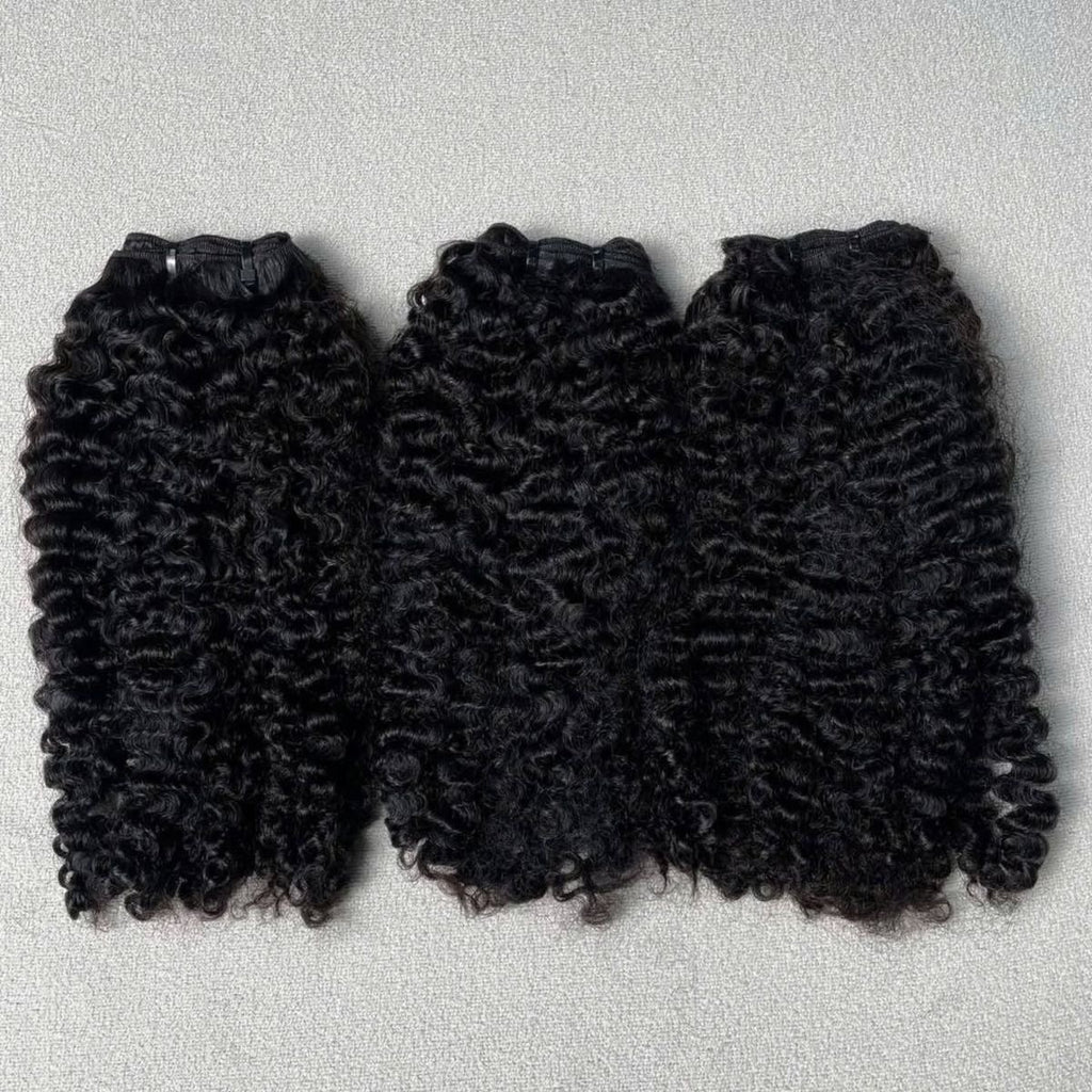 Raw Burmese Deep Curly ( Steamed )
